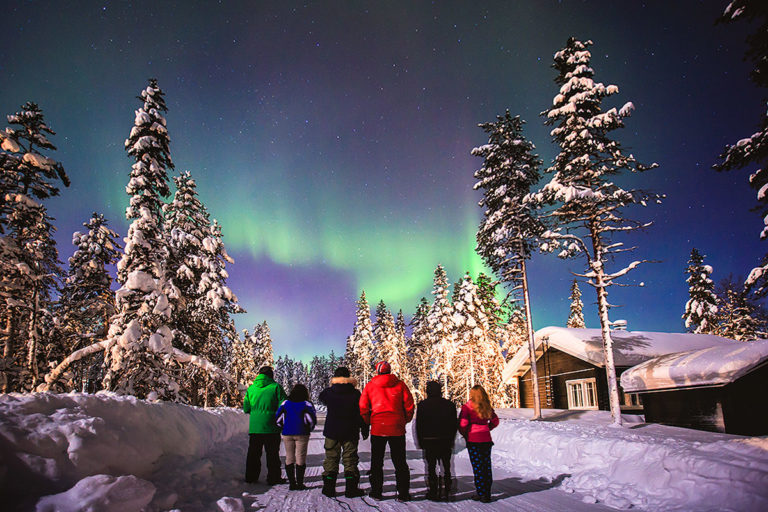 Polarlicht  Lappland Urlaub