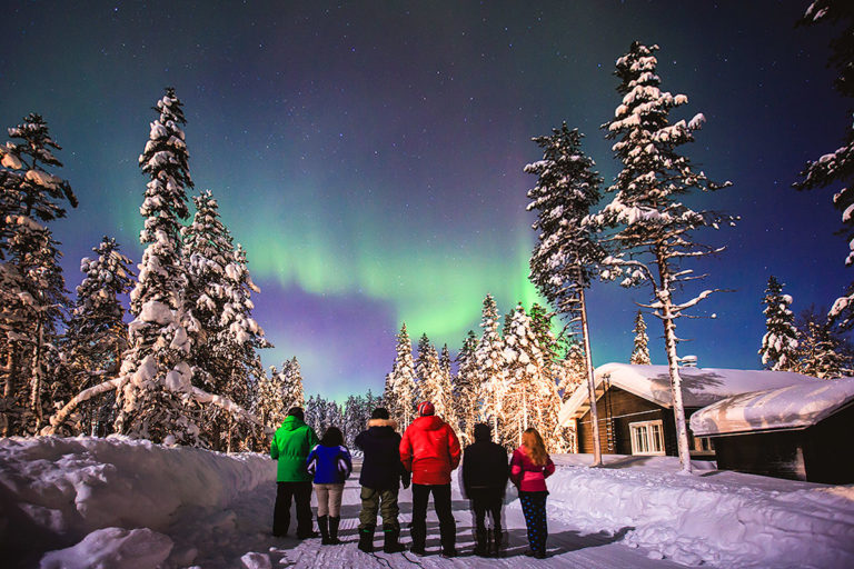 Polarlicht Lappland Urlaub